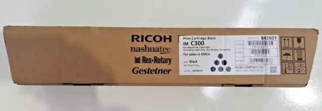 Genuine Ricoh IM C300 Print Cartridge 842601 - Black