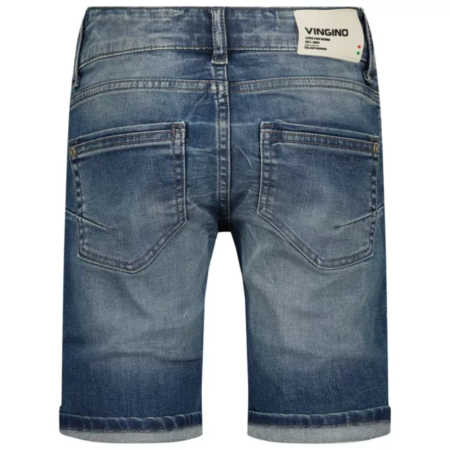 Pantaloncini jeans VINGINO Boys CHARLIE mid blue wash taglia 158 ESTATE 2024 NUOVI 3