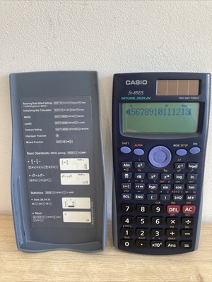 Casio Fx-300ms Solar Scientific Calculator S-v.p.a.m. Tested $9.74 8B5