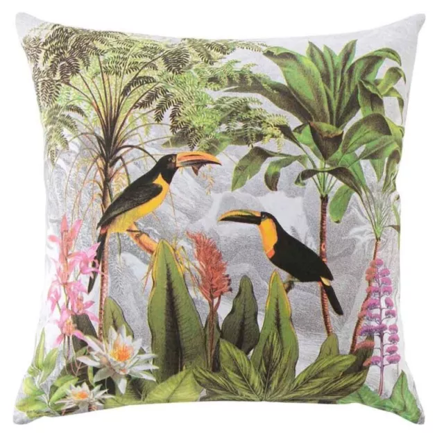 Housse de Coussin "Sweet Bird" 60x60cm Multicolore