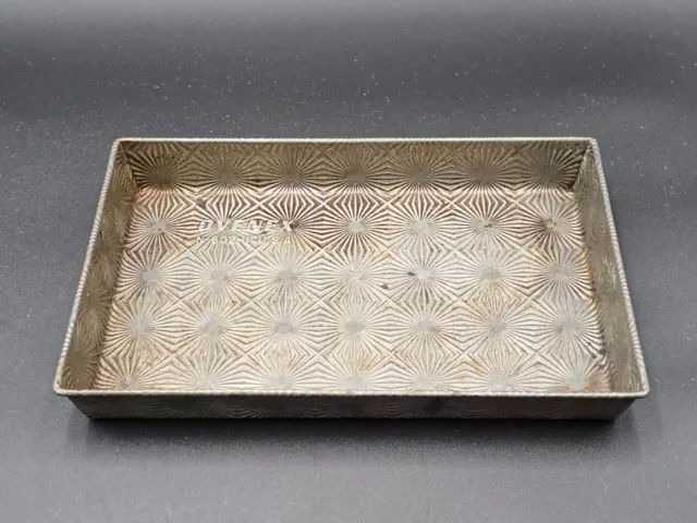 Vintage 1950's OVENEX Starburst Bakeware Fudge Cookie Baking Pan N-602- 11” USA