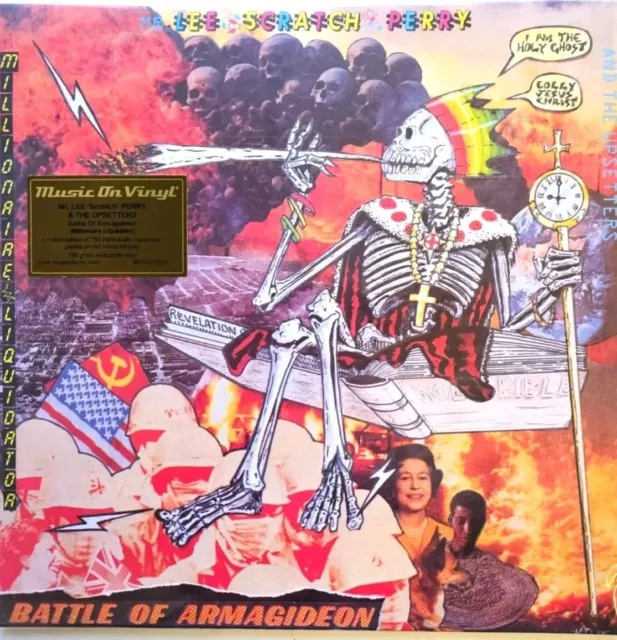 Mr. Lee 'Scratch' Perry And The Upsetters Battle Of Armagideon Red LP Album viny