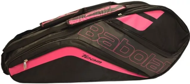 Babolat Racket Holder X6 Team Line Black/Pink Tennis Bag