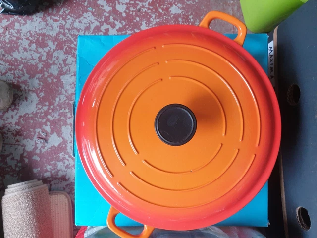 Sartén de hierro fundido KK Kunst & Kuche - naranja 31 cm - excelente estado
