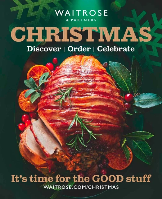 WAITROSE CHRISTMAS FOOD to order Magazine 2023 EUR 6,06 PicClick IT