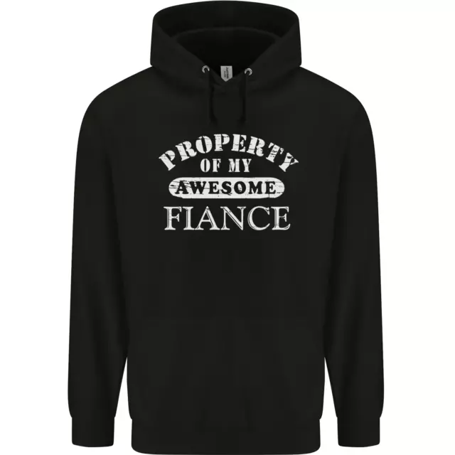 Property of My Awesome Fiance Mens 80% Cotton Hoodie