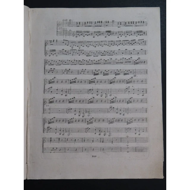 GRÉTRY André La Caravane du Caire Ouverture Harpe ca1800 3