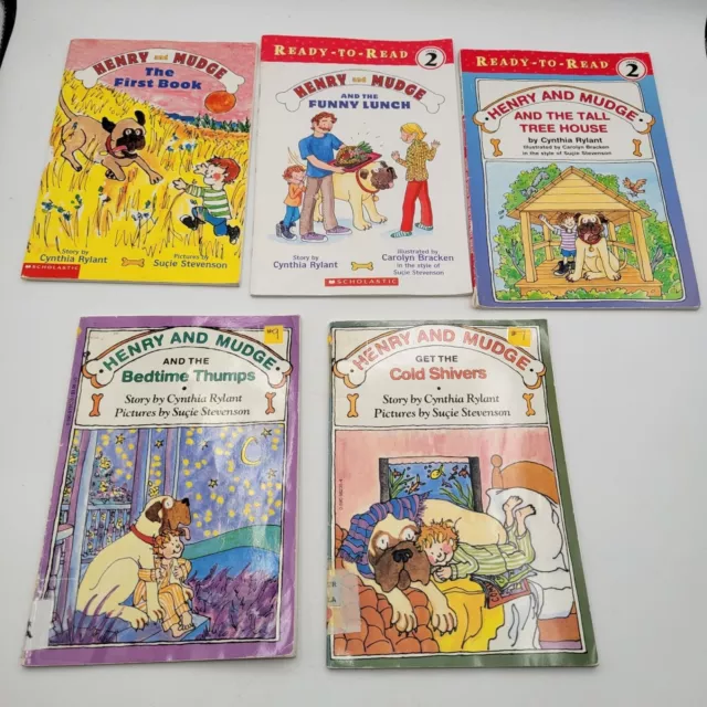 Henry and Mudge by Cynthia Rylant Huge Lot 5 Level 2 Advancing Readers - RB001