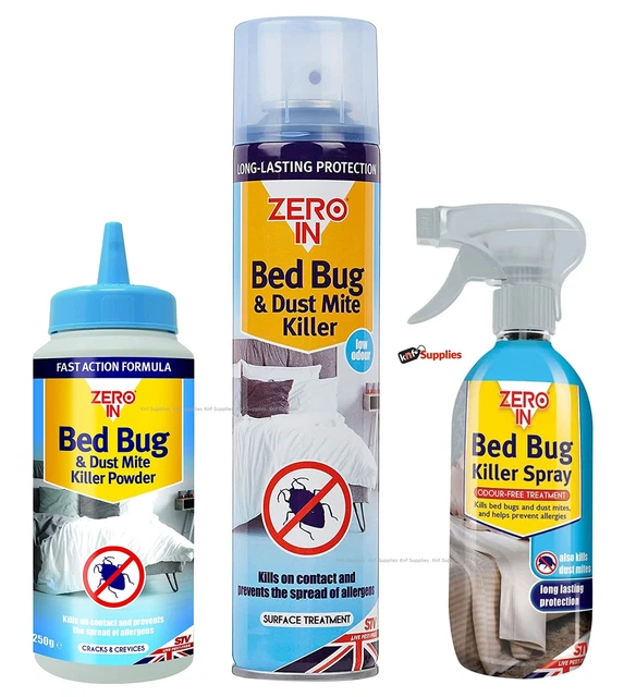 STV ZERO IN Bed Bug Killer Spray Crawling Insect Dust Mite Poison