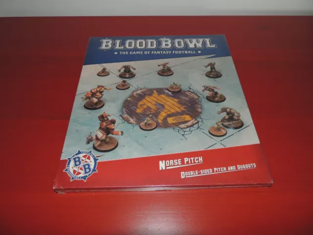 Spielfeld, Pitch, Norse, Blood Bowl, GW, Fantasy Football, ovp