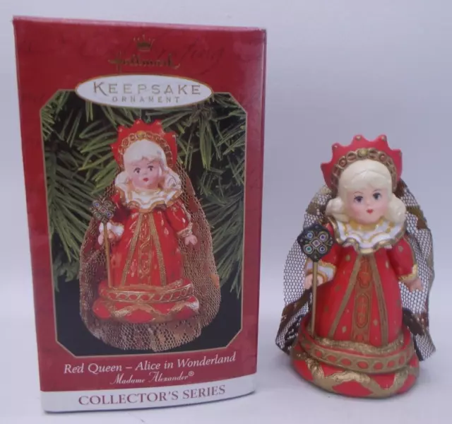 Hallmark Keepsake Ornament Madame Alexander Red Queen Alice in Wonderland 1999