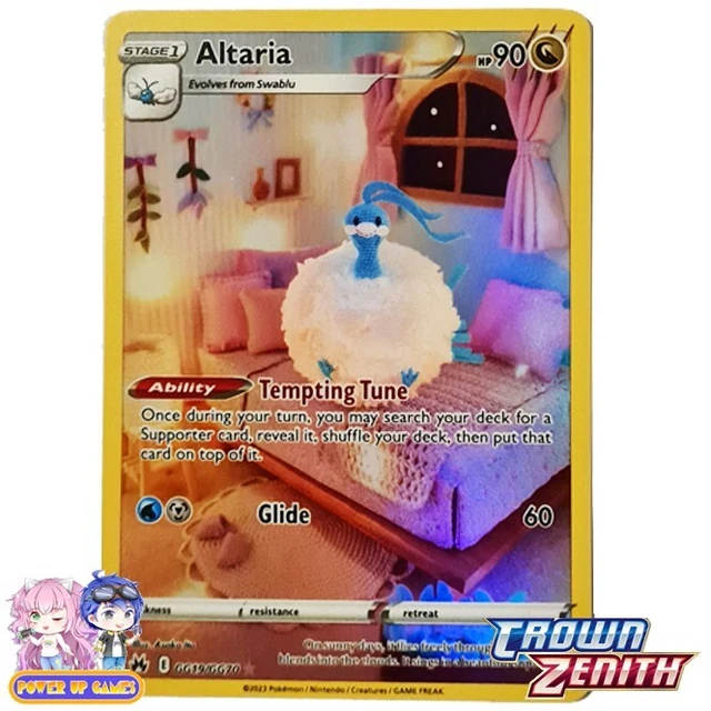 Altaria GG19/GG70 - Crown Zenith - Pokemon TCG Cards