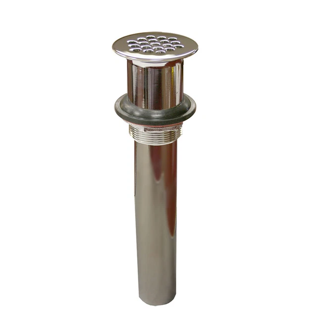Jones Stephens D70105 Chrome Commercial GRID Drain L/ O/FLOW - Chrome
