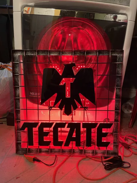 Tecate Beer Sign Multi Colored