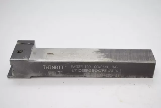 Kaiser Thinbit DGS34YR 3/4'' Deep Groove Tool Holder Grooving Tool Only