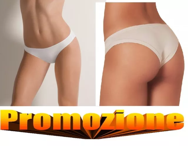 Slip Donna Brasiliana  Pompea No Stress Confort Mutanda Sexy Lingerie 7Pz