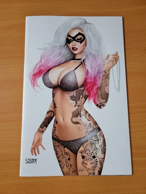 Nathan Szerdy Black Cat Lingerie Virgin Variant ~ NEAR MINT NM ~ 2010 Comic