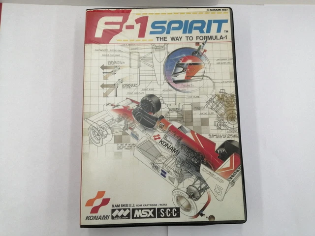 Konami F-1Spirit Msx Software