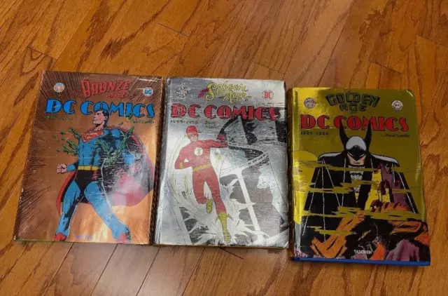 LOT-3 Books:DC Comic Bronze/Silver/Gold Age of DC Comics 1935-1984(Paul Levitz)