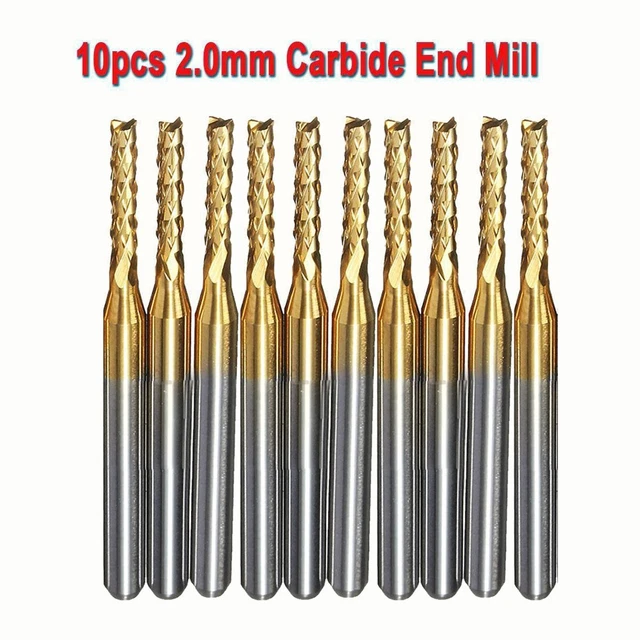 Punta per incisione fresatrice fine carburo ad alte prestazioni 2 mm strumento p