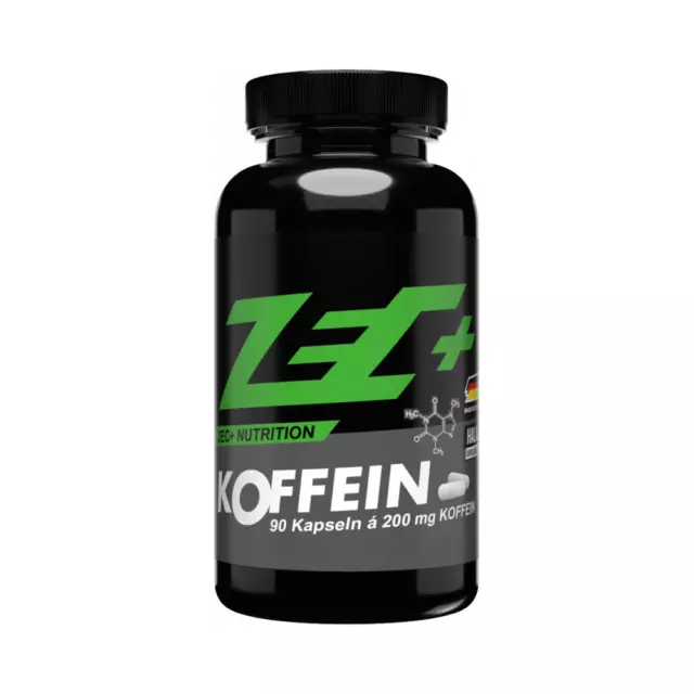 Zec+ Caffeine (90 Caps) Unflavored - Caféine/ Stimulants