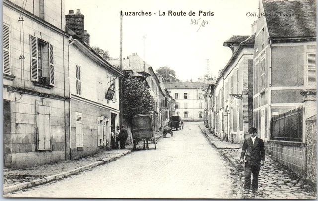 95 LUZARCHES - la route de Paris.