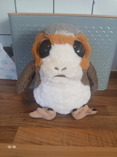 STARWARS CUTE 12& Porg Charector Soft Plush Toy Great Condition £9.99 ...