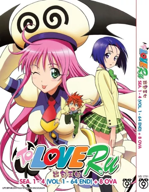 To Love Ru (Uncensored) Complete Season 1-4 Vol.1-64 End Anime DVD