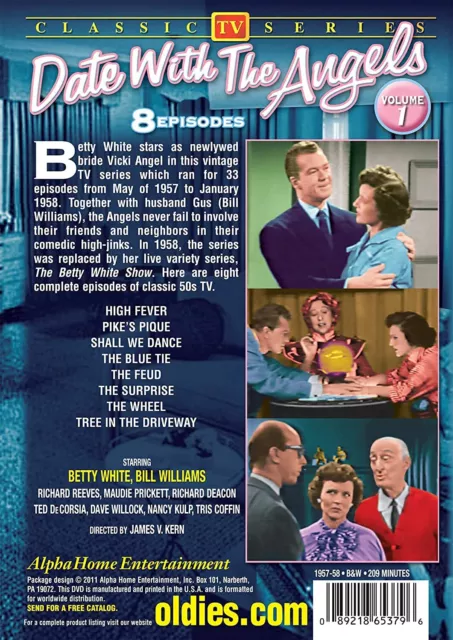 Date with The Angels - Volume 1 (DVD) Betty White Bill Williams 3