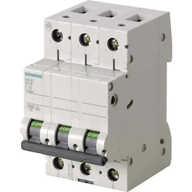 Siemens 5SL63406 5SL6340-6 Interruttore magnetotermico 3 poli 40 A 400 V