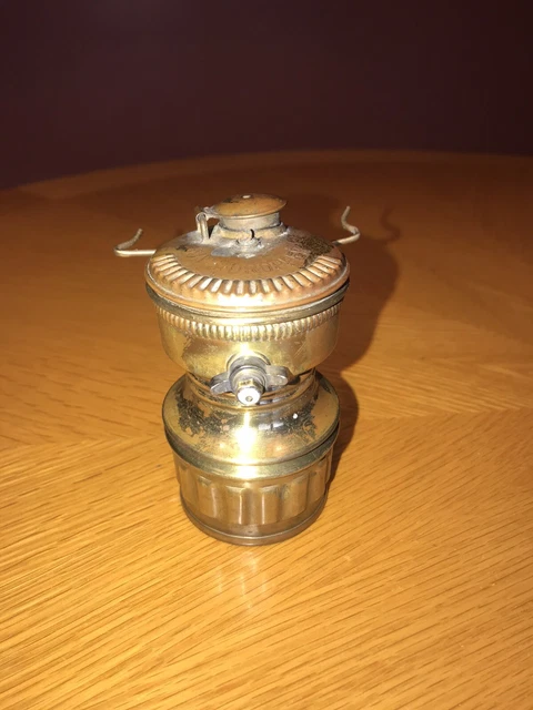 VTG Brass AUTO LITE Carbide Coal Mining Miners Lantern Light Universal Lamp Co.