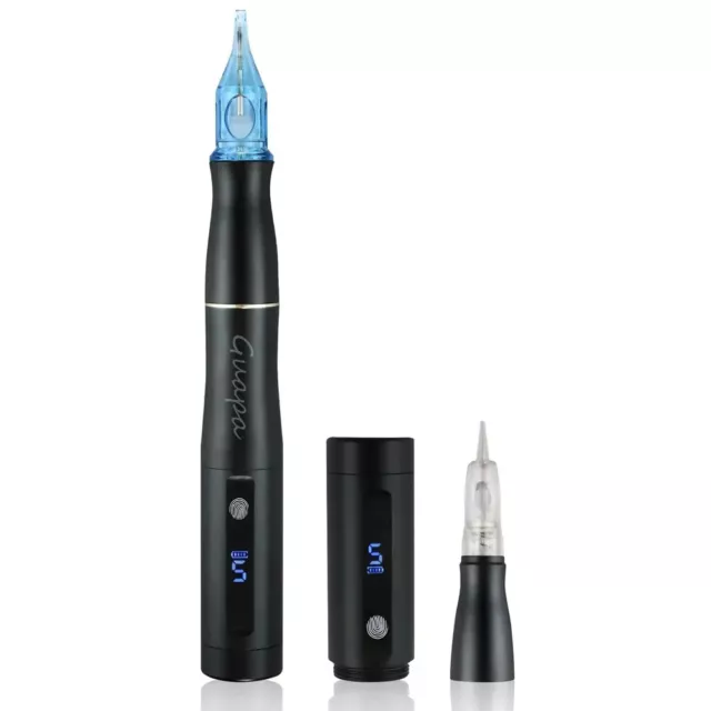 Drahtlos Tattoo PMU Pen Maschine Schwarz Permanent Make up Pen Wireless