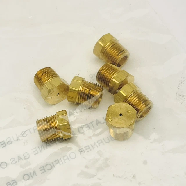 PACK OF 7 PROPANE GAS OPERATION BURNER ORIFICE NO 0.56mm 323272-702 REV D