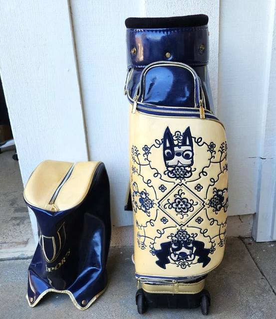 MU SPORTS Golf Caddy Rolling Bag Rain cover, Unique pattern, REED $76.