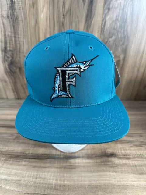 Vintage OC Sports Florida/Miami Marlins Teal Hat Snapback OSFA One Size Fits