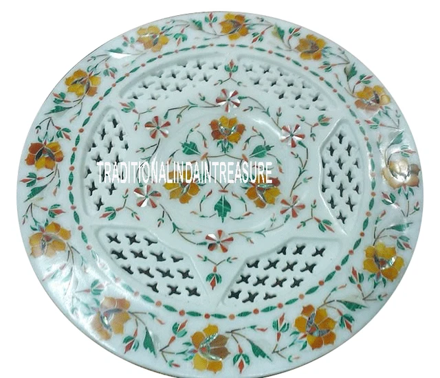 Ecooe Plateau Décoratif En Acier Inoxydable Extra Large 23 X 9,5 Cm Assiette De Service Assiette Décorative Noir Plateau En Métal Pour Dessert, Cosmétiques, Bijoux, Bougies (2 Pièces