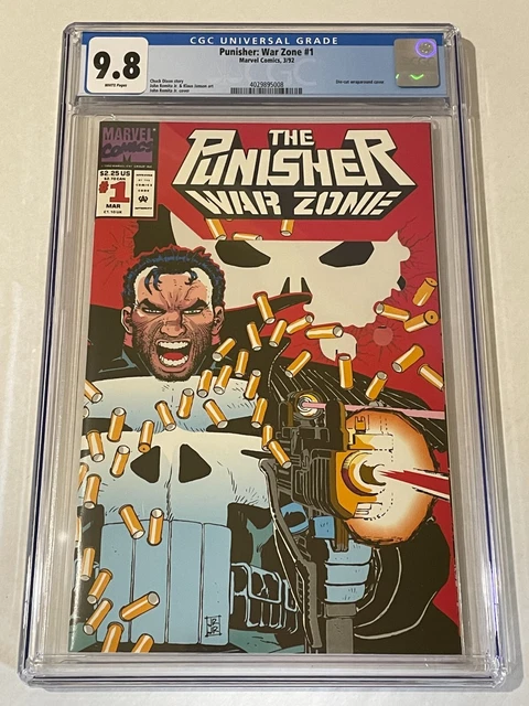 Punisher War Zone # 1 (3/92) CGC Graded Comic Book 9.8 NM/M WP Die Cut Cover