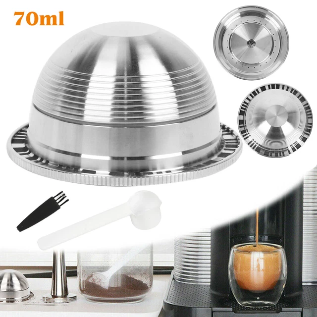 Stainless Steel Refillable Reusable Coffee Capsule Pods Filter for Nespresso AUS
