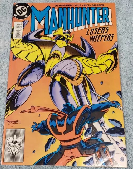 Manhunter #12 DC Comics (1989) VF+ 1st Series 1st Print Comic Book