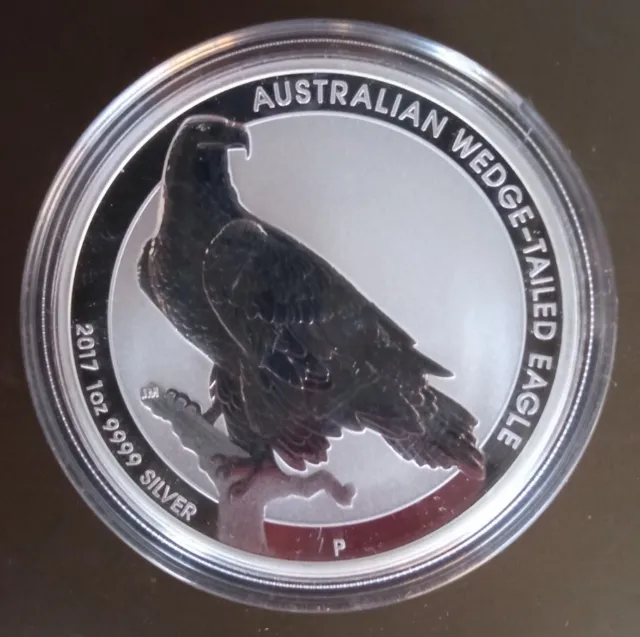 Australien Australian Wedge-Tailed Eagle 2017 1 Dollar 1 Oz Unze Silber Münze