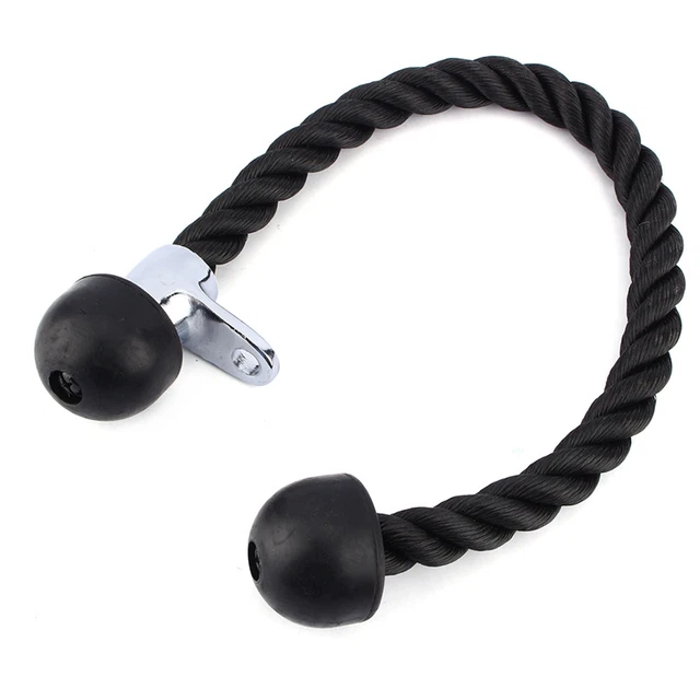 Tricep Rope Pull Press Down Push Pull Cord Multi Gym Lat Bar Cable Attachmen FAD