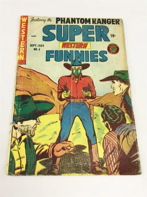 1954 Super Western Funnies Issue #4 Comic Book Fair Complete