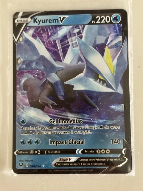 Kyurem Vmax 049/196 🇫🇷 Carte Pokémon EB11 Origine Perdue Full Art FA
