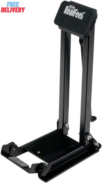 Realfeel Folding Bass Pedal Practice Pad - Kick Drum Practice Pad - Fits Single