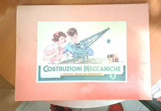 COSTRUZIONI MECCANICHE tipo Meccano AMI LAC giocattolo