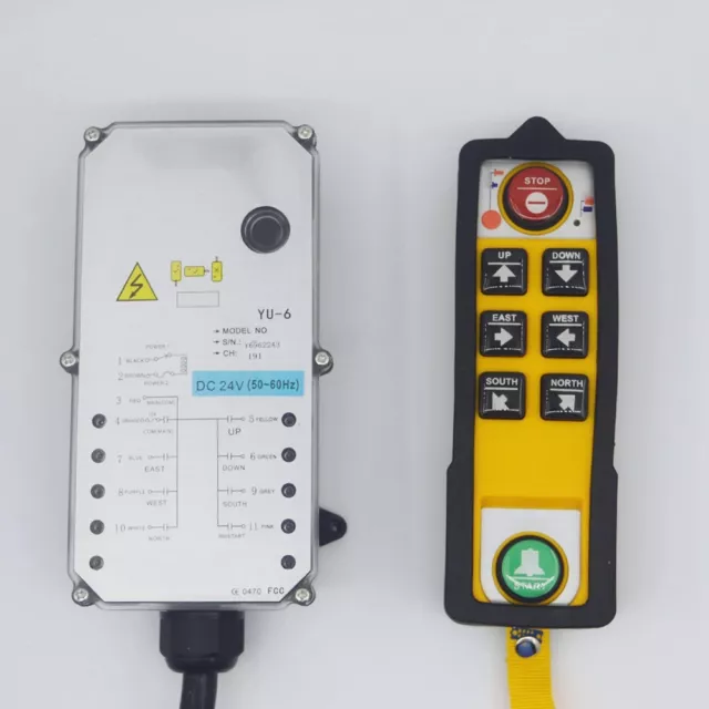 YU 6 Electric Hoist Remote Control for Industrial Stability and Reliability