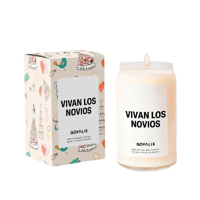 Vela Perfumada GOVALIS Vivan los Novios [500 g]