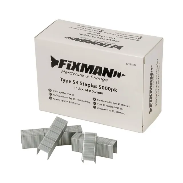 Fixman 11,25 x 14 x 0,75 mm tipo 53 supporti 5000pk 565129