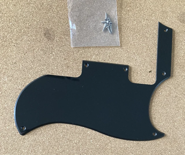 Original 2011 Gibson USA Pickguard SG Special P90 Model 1-Ply Black Scratchplate