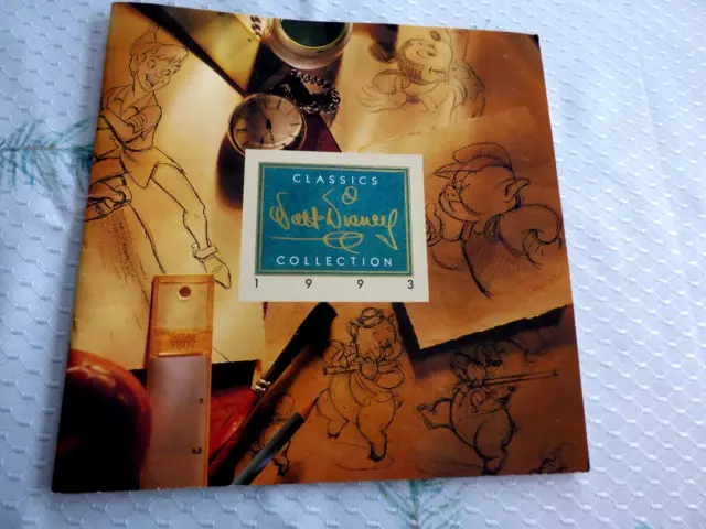 Classics Walt Disney collection 1993 brochure